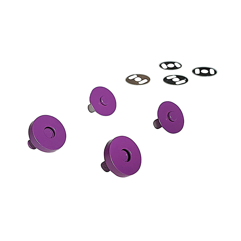 Magnetic Snaps Purple 2ct