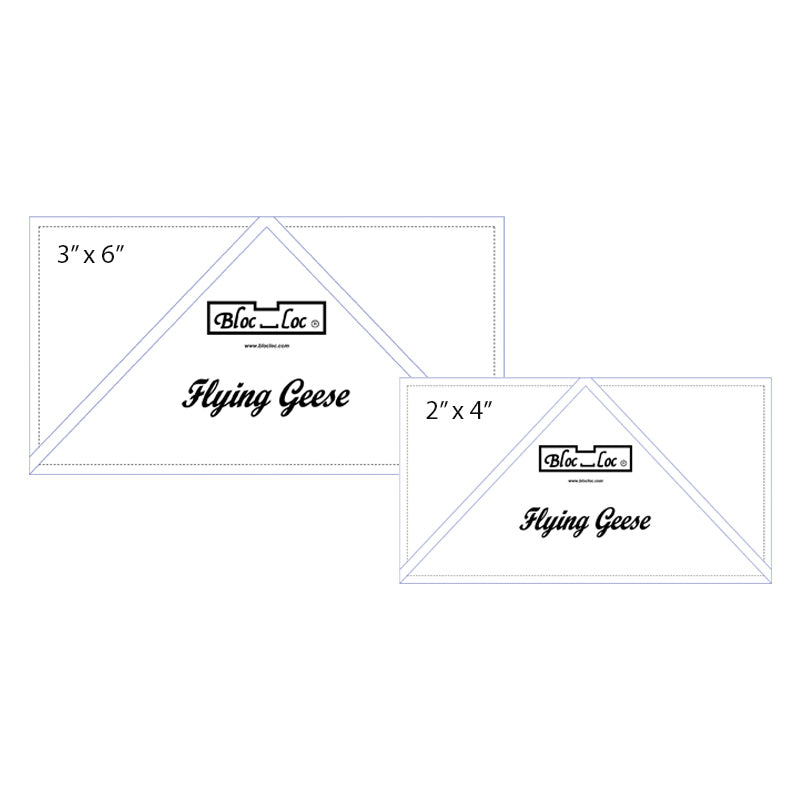 Bloc-Loc Flying Geese Ruler Set 3