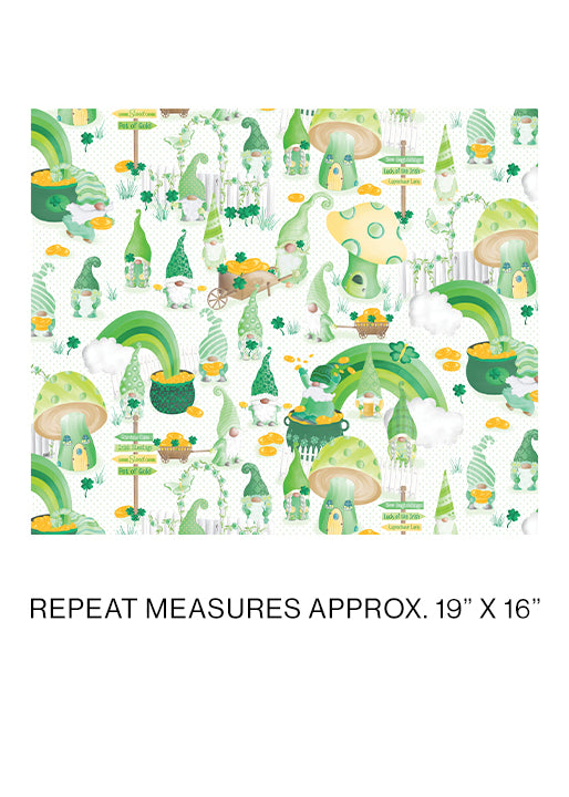 Lucky Gnome Scenic White/Green