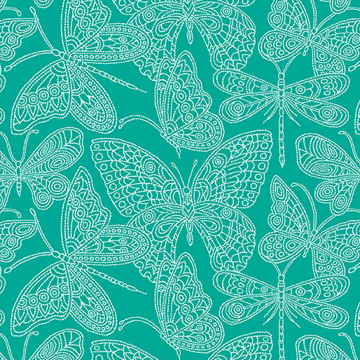 Butterflies N Stitch Aquamarin