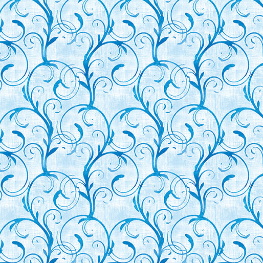 Ocean Swirl Light Blue