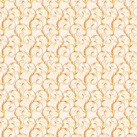 Light Orange Ocean Swirl BEN122724