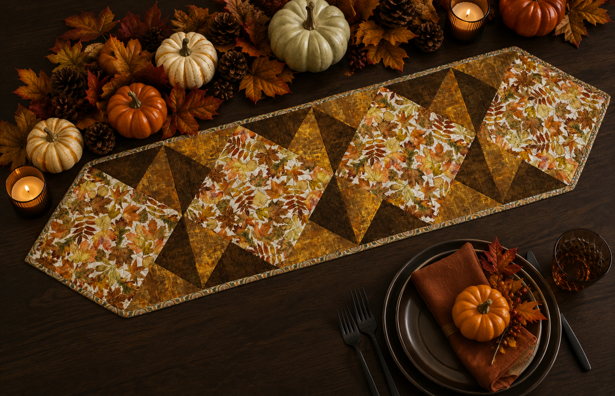 Sew Square Runner Fall 12.5" x 50"