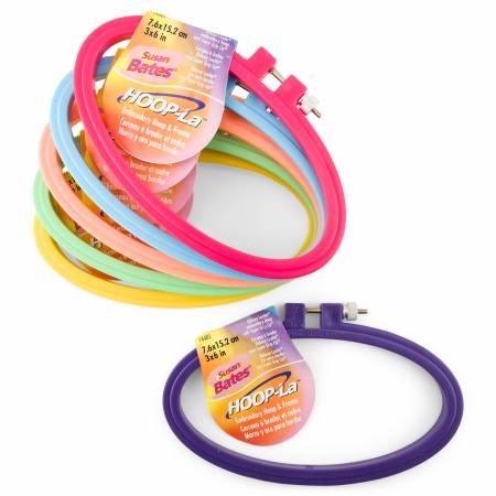 Hoop-La Embroidery Hoop 10in Misc. Colors