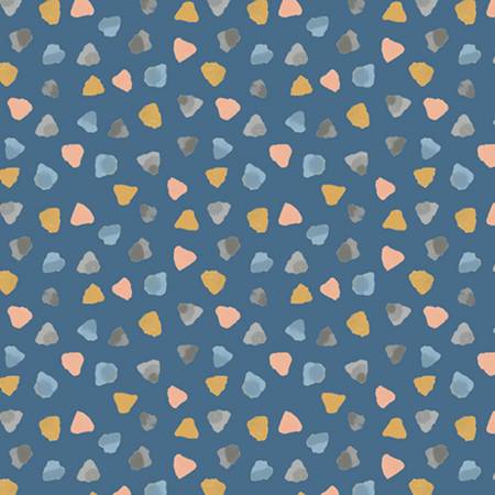 Baby Dino Flannel Dino Geo Blue