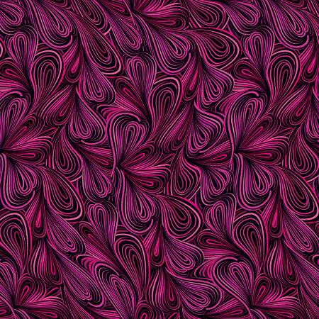 Color Flow 108in Wideback Berry/Black