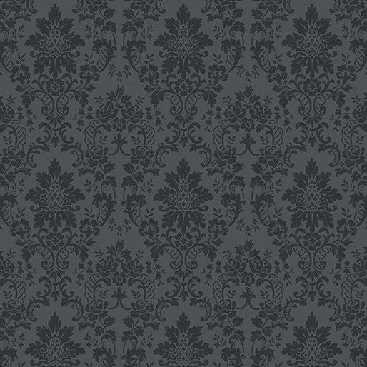 Truly Damask Charcoal