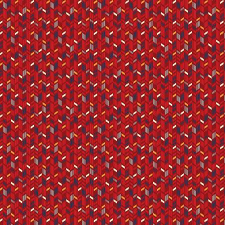 Ice Hockey Chevron Stripe Red