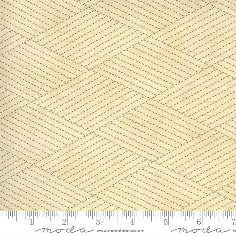 Mill Creek Garden Ivory Green Lines