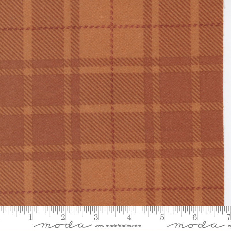 Autumn Gatherings Flannel Butternut Lg Plaid