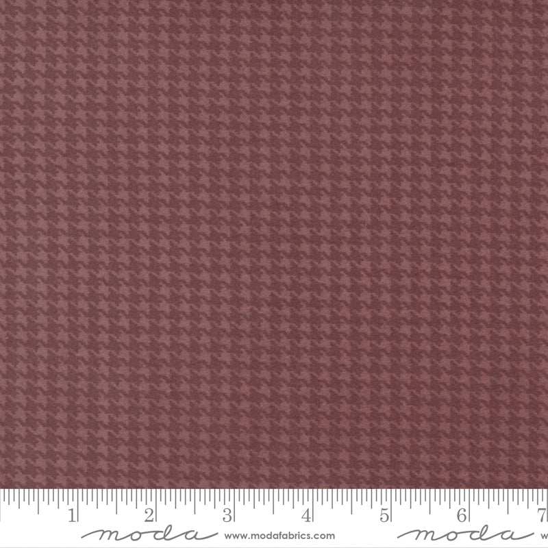 Autumn Gatherings Flannel Mulberry Herringbone