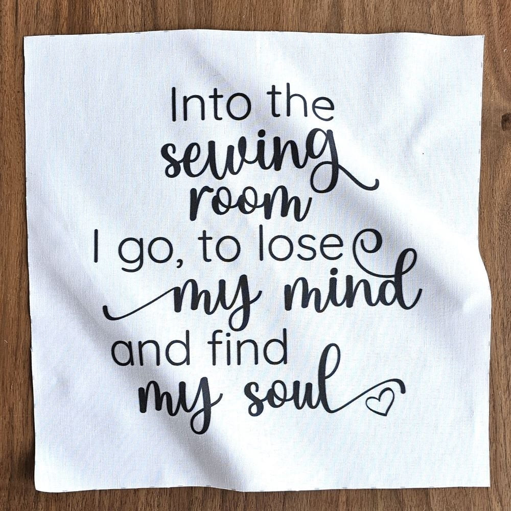 Into the Sewing Room Panel 12-1/2" square