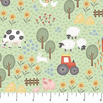 Quack Quack Moo Sm Farm Scene Green Multi