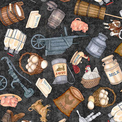 Greener Pastures FARM TOSS CHARCOAL