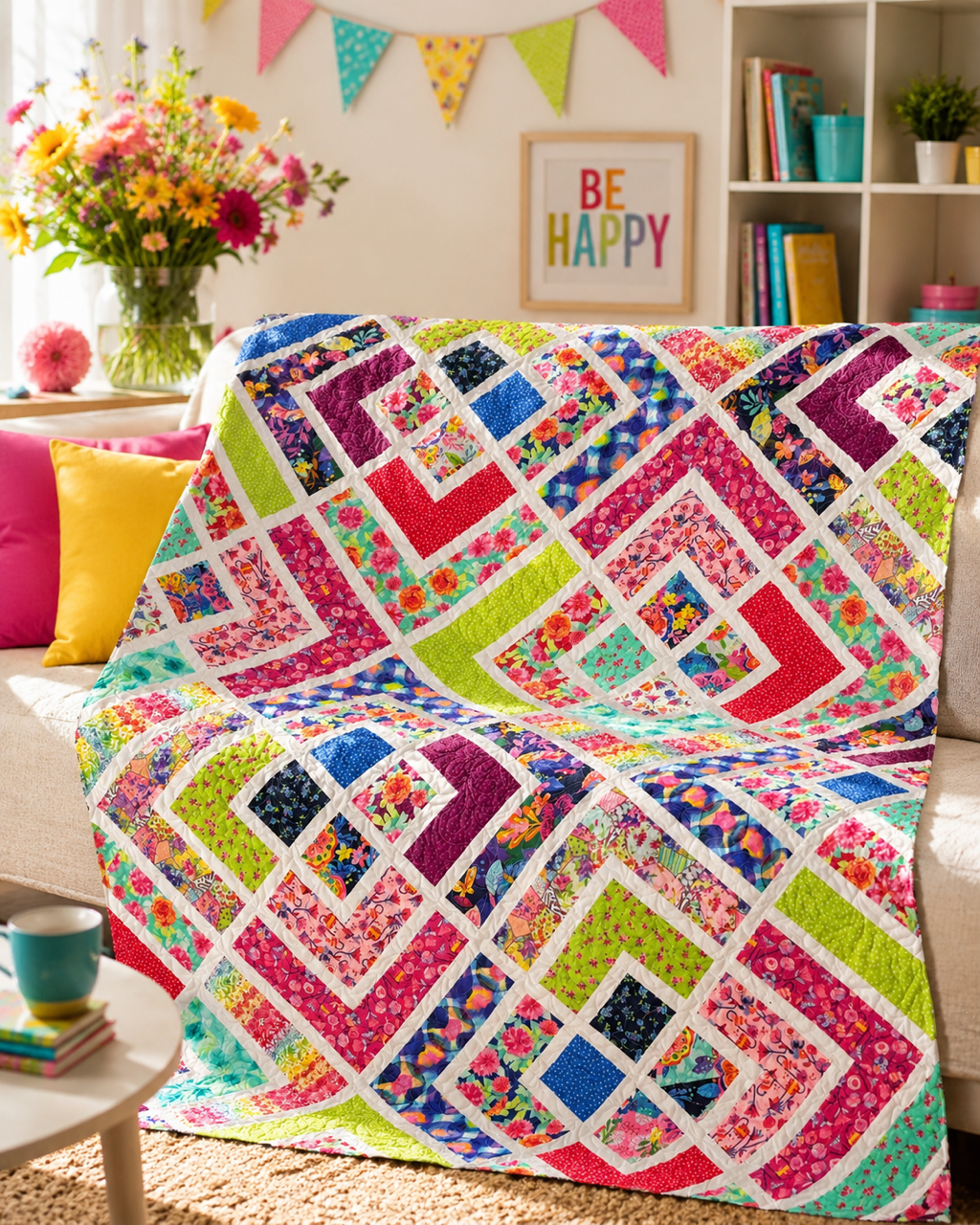 The Penny Quilt Kit 55" x 74"