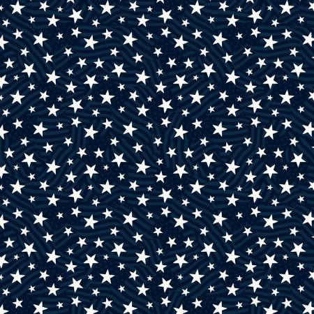 Stars of Valor Navy Stars & Stripes All Over Patriotic
