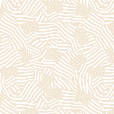 Stars of Valor Cream Flag Texture All Over Patriotic