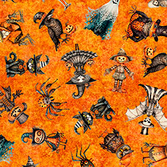 JEEPERS CREEPERS - ORANGE CHARACTER TOSS