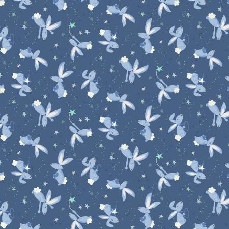 Safari Lullaby Blue Bunny Toss