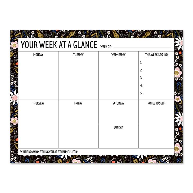 Weekly Planner Notepad GB NP2112 Gingiber#1