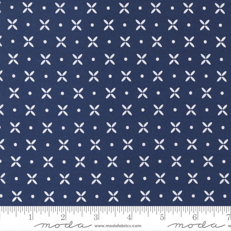 Simply Delightful Nautical Blue X 37641 29 Moda #1