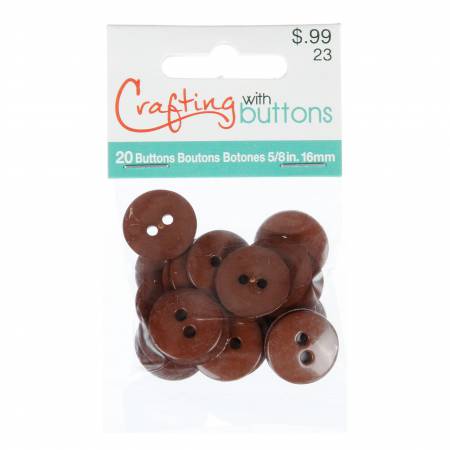 Colors By Favorite Findings Button Bag Brown
