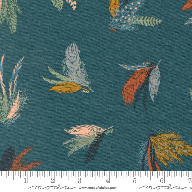 Woodland Wildflowers Dark Lake 45581 18 Moda #1