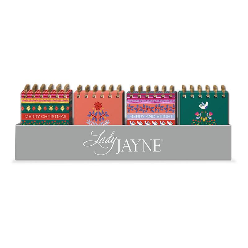 Spiral Notepad Display Festive D5044 Lady Jayne#24