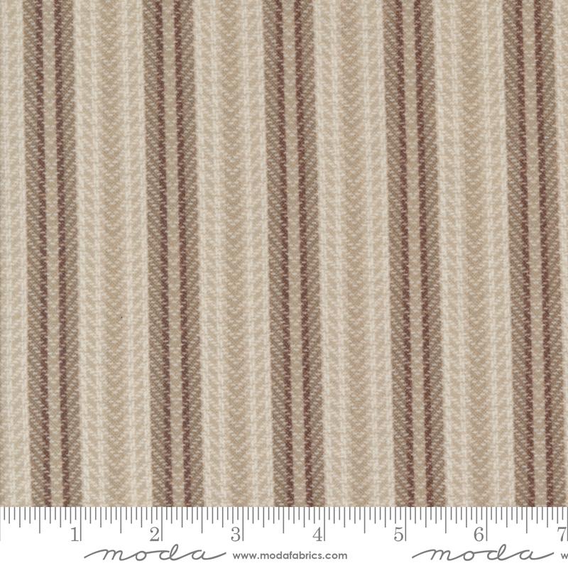 Farmhouse Flan III Cream 49275 11F Stripe