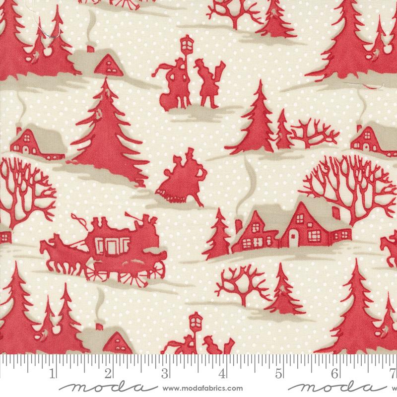 A Christmas Carol Landscape Snowflake 44351 11 Moda #1