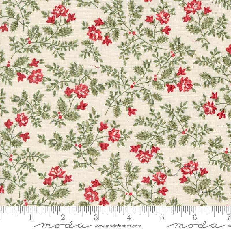 A Christmas Carol Small Floral Snowflake 44358 11 Moda #1