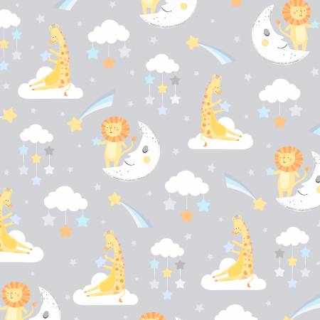 Baby's Adventure Gray Large All Over