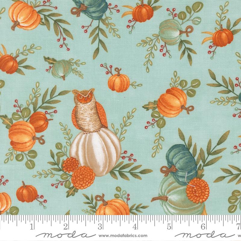 I Love Fall Most Pumpkin Dark Aqua 56140 14