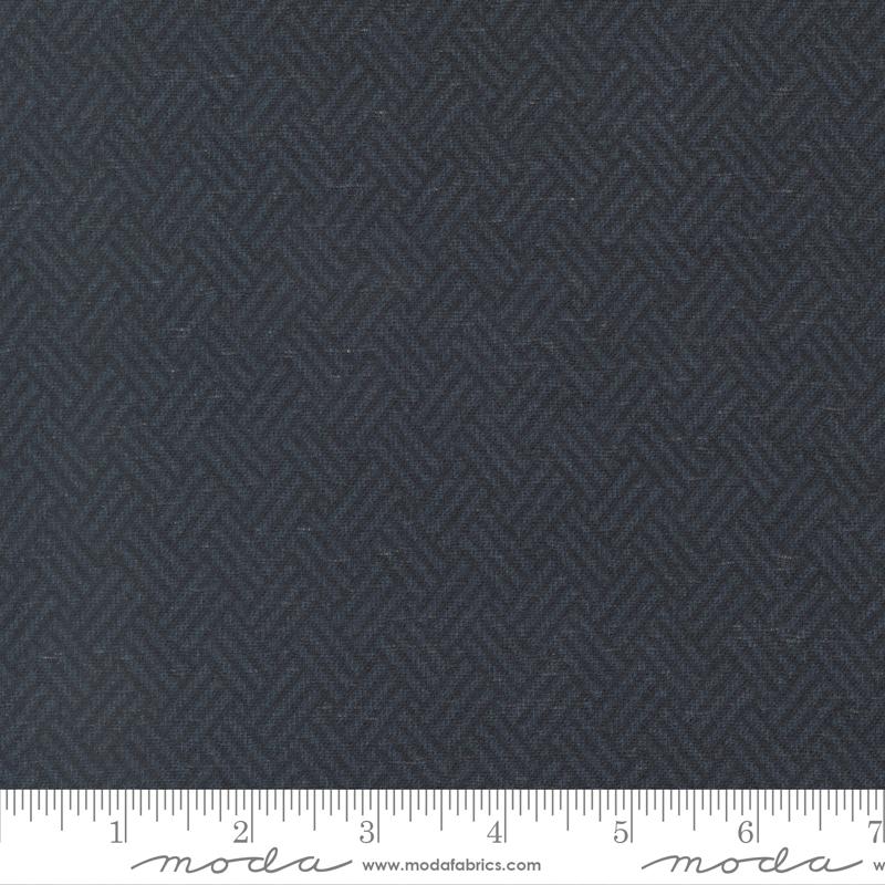 108" Prairie Gather Flan Navy 108033 18F Moda Basics #1