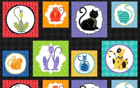 Multi Feeline Good Craft Panel Approx. 24" x 42"
