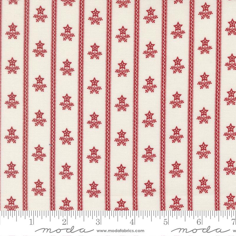 American Gatherings III Bouquet Stripe Cloud Crimson 49322 23