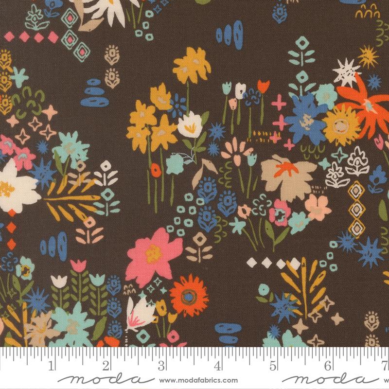 Boho Haven Walnut Med Floral 45644 15