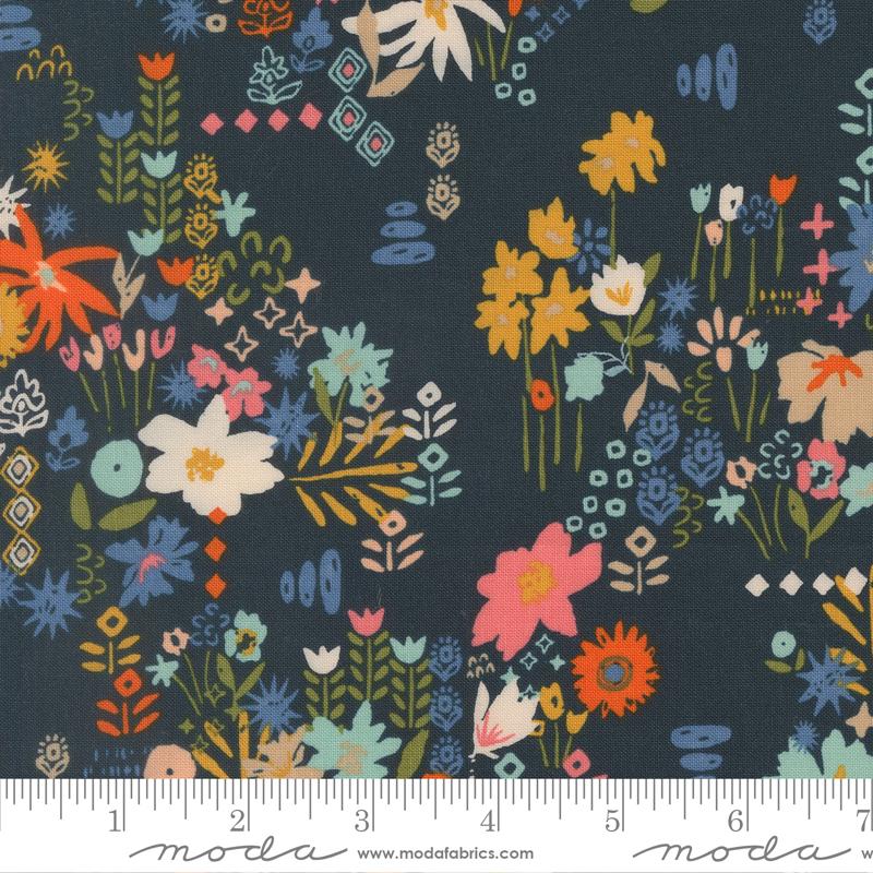 Boho Haven Deep Sea Med Floral 45644 18