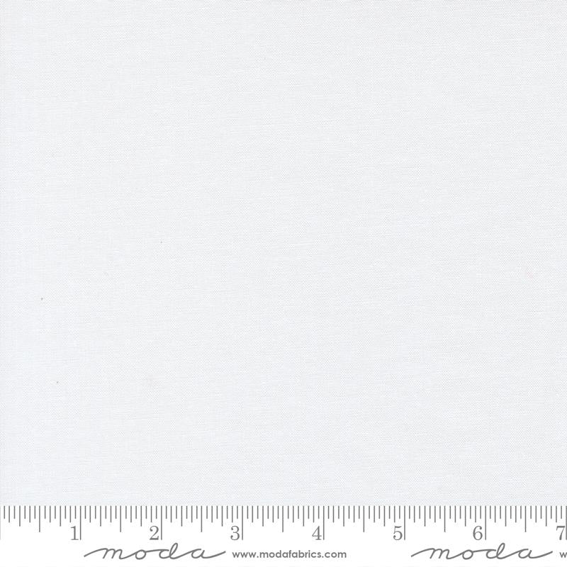 Bella Solids White White 9900 500 Moda #1