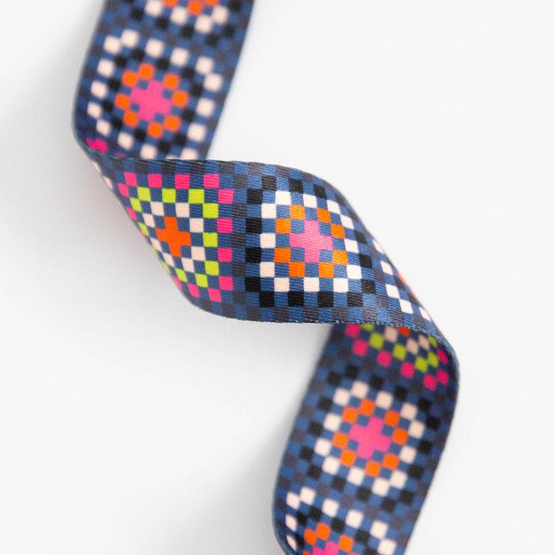 Granny Sq In Night 1.5" Webbing