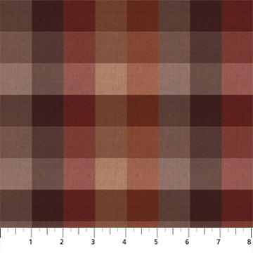 Mountains Calling Gingham Brown