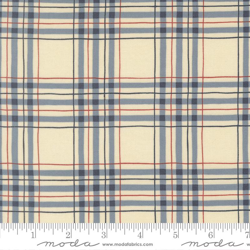 America 250 Years Plaid Parchment Blu 56183 26