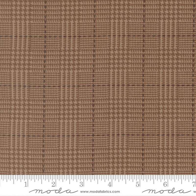 Flannel Gather Basics Taupe 49341 17F Moda #1