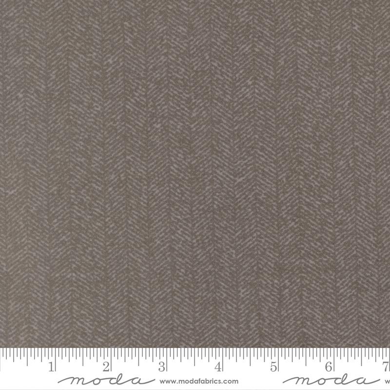Flannel Gatheringser Basics Herringbone Titanium 49342 15F