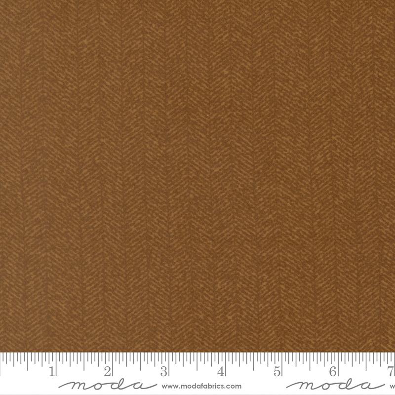 Flannel Gather Basics Mustard 49342 18F Moda #1