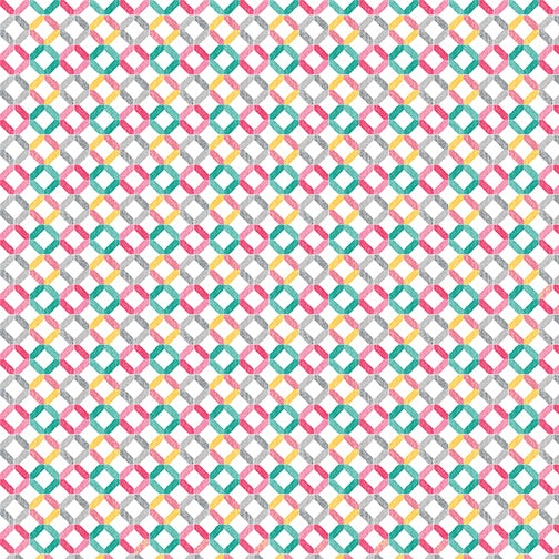 Happy Geo White/Multi