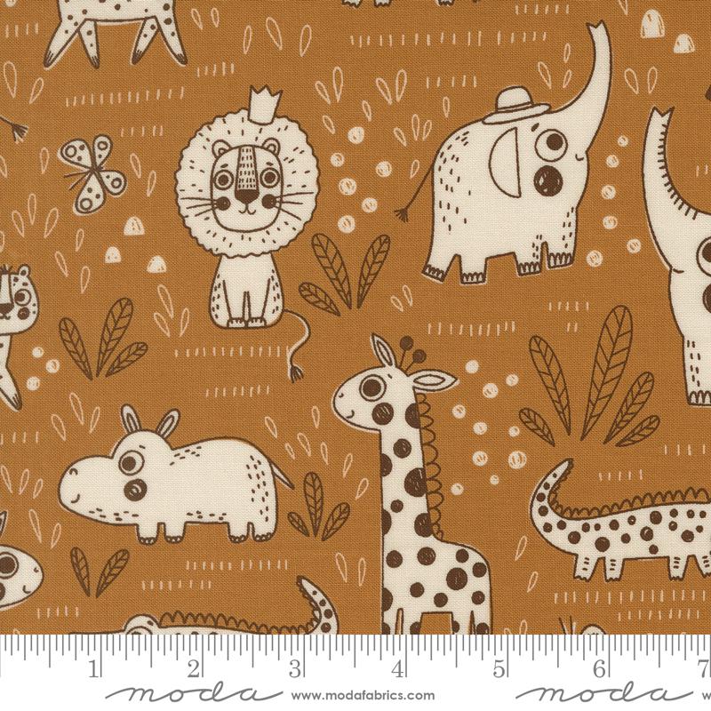Wildly Cute Safari Golden 39082 16 Moda #1