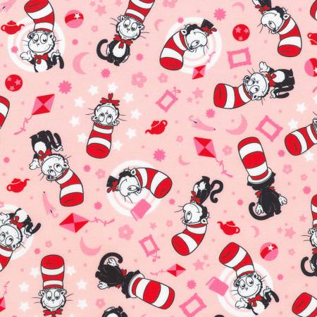Little Seuss Cat In The Hat Pink