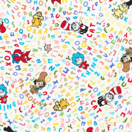 Little Seuss Alphabet Numbers Seuss Characters Multi