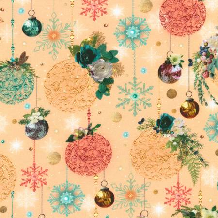 Merriment Ornaments Peach